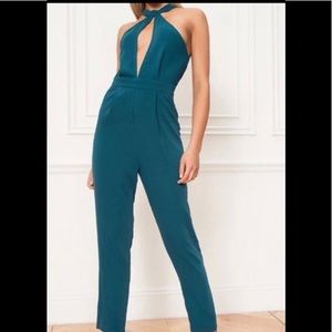 By The Way Green Jumpsuit